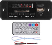 Decoder MP3 USB con Display LED - Nero - Supporto per Radio FM - Con Porta Carta di Memoria e Disco Rigido - Adatto per Audio