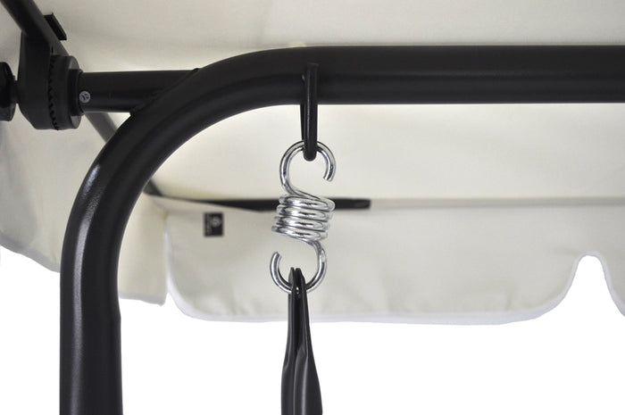 Dondolo da giardino 3 posti con tettuccio regolabile - Barbados - DO11-BA170