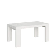 Tavolo allungabile 160/420x90 cm Roxell colore bianco frassino