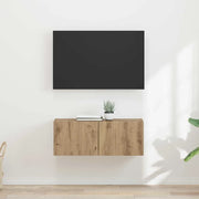 Mobile TV da parete 2 pcs Rovere Artigianale 39 x 31 x 29,5 cm 892188