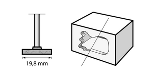 Moletta Dremel abrasiva al carburo di silicio 19,8 mm (85422) - 2615542232