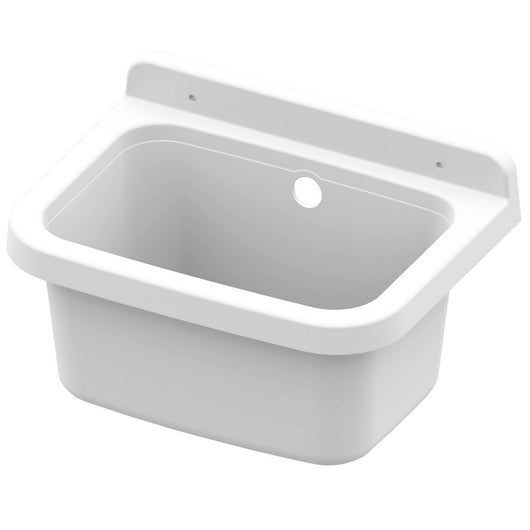 lavatoio resina a parete cm.39x39 con sifone cod:ferx.14827