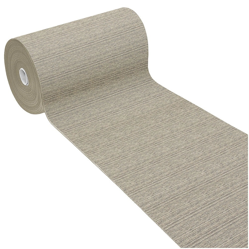 Tappeto Cucina Tinta Unita Striato 54x80 Cm Bordato Assorbente Passatoia Casa Antiscivolo Beige