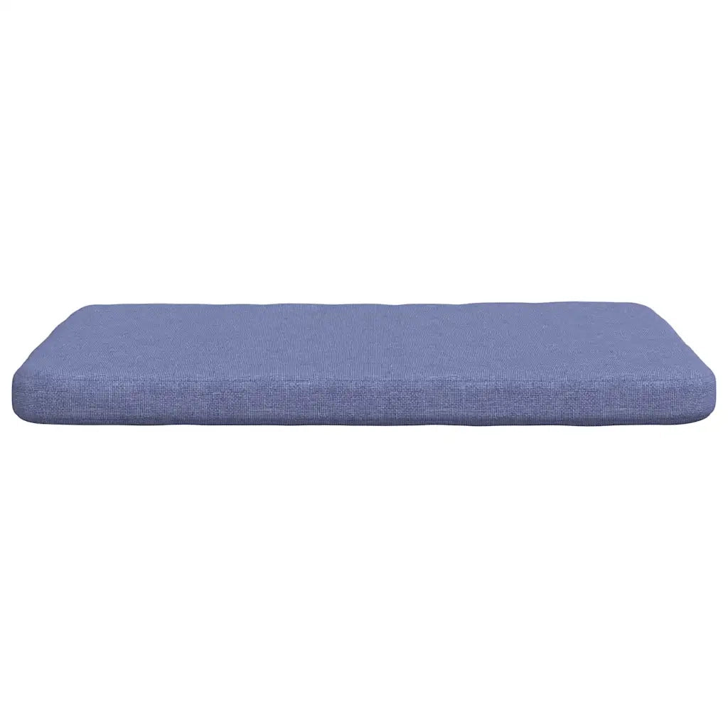 Cuscini per Seduta 4 pcs Blu jeans 40 x 40 x 3 cm Tessuto 42015203