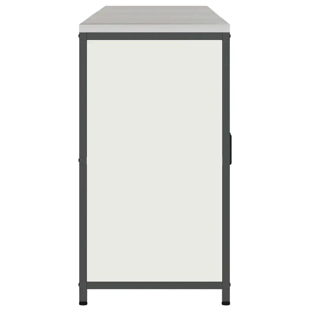 vidaXL Set di Stoccaggio per Cucina 3 pcs Bianco 210 x 50 x 92 cm