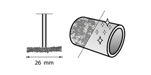 Spazzola in setola 19 mm (403) DREMEL - 26150403JA