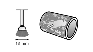 Spazzola in acciaio al carbonio 13 mm (442) DREMEL - 26150442JA