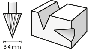 Fresa ad alta velocità 6,4 mm (125) DREMEL - 26150125JA