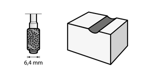 Nastro abrasivo Dremel 6,4 mm grana 60 (431) - 2615043132