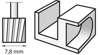 Fresa ad alta velocità 7,8 mm (115) DREMEL - 26150115JA