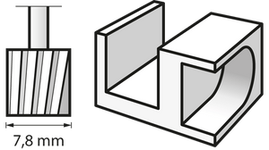 Fresa ad alta velocità 7,8 mm (115) DREMEL - 26150115JA
