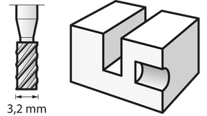 Fresa ad alta velocità 3,2 mm (194) DREMEL - 26150194JA