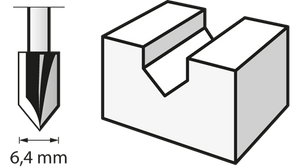 Fresa (HSS) 6,4 mm (640) DREMEL - 2615064032