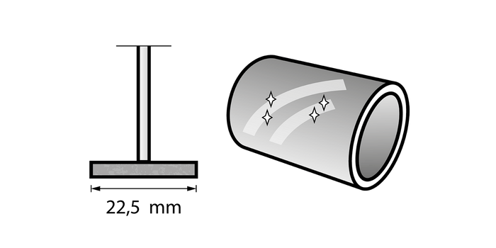 Disco lucidante 22,5 mm (425) DREMEL - 26150425JA
