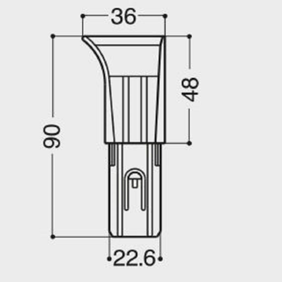 Coppia Inviti Tapparella Colore Nero. Esinplast