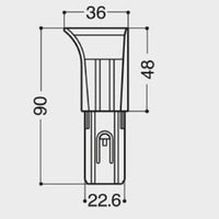 Coppia Inviti Tapparella Colore Nero. Esinplast