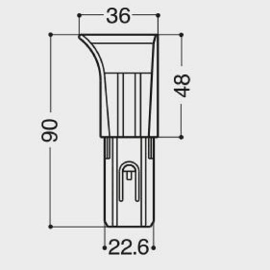 Coppia Inviti Tapparella Colore Nero. Esinplast