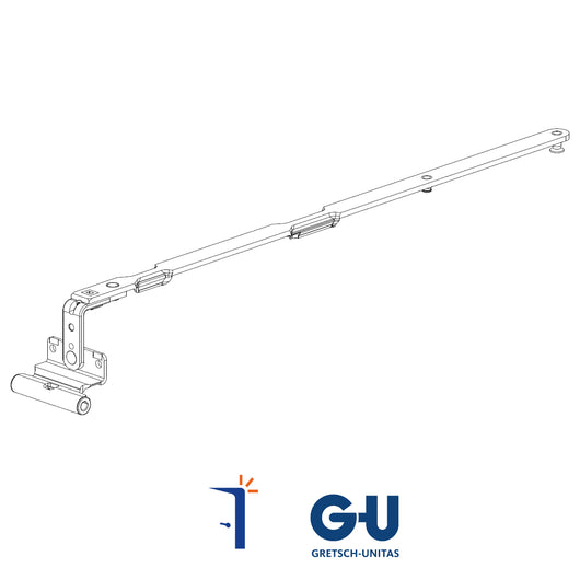 6-40243-18-0-1 CERNIERA BRACCIO SUPERIORE ANTA RIBALTA INTERASSE 9 751-1200 MM. G-U