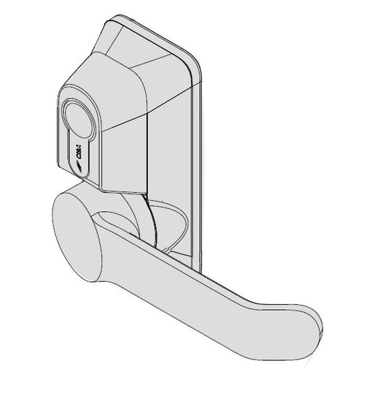 Maniglia esterna con cilindro per maniglione antipanico reversibile FAST PUSH