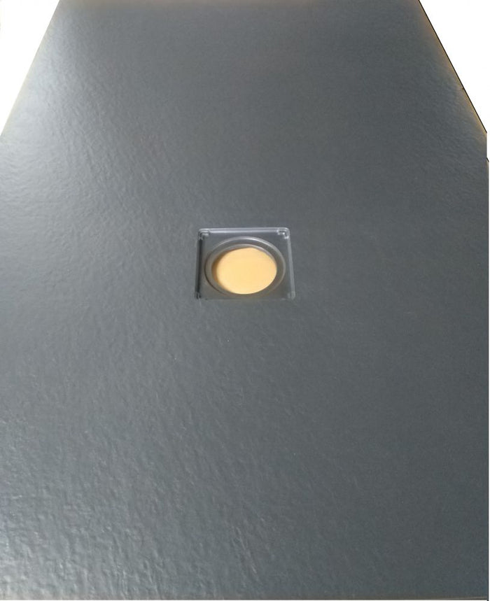 Piatto Doccia SOLIDSTONE PIUMA Alto 2,8cm - Grafite - Misura: 80x120 x 2,8h 