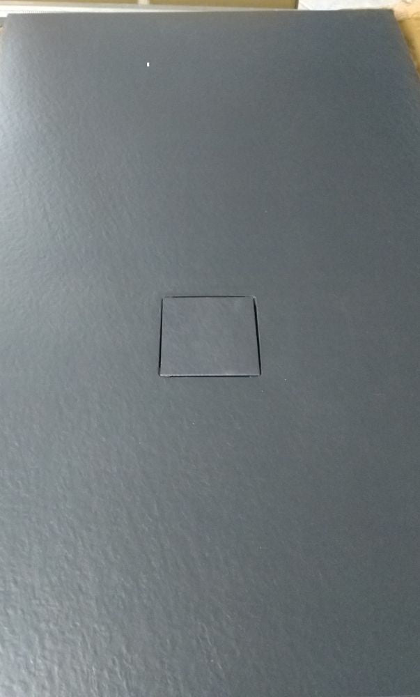 Piatto Doccia SOLIDSTONE PIUMA Alto 2,8cm - Grafite - Misura: 70x170 x 2,8h