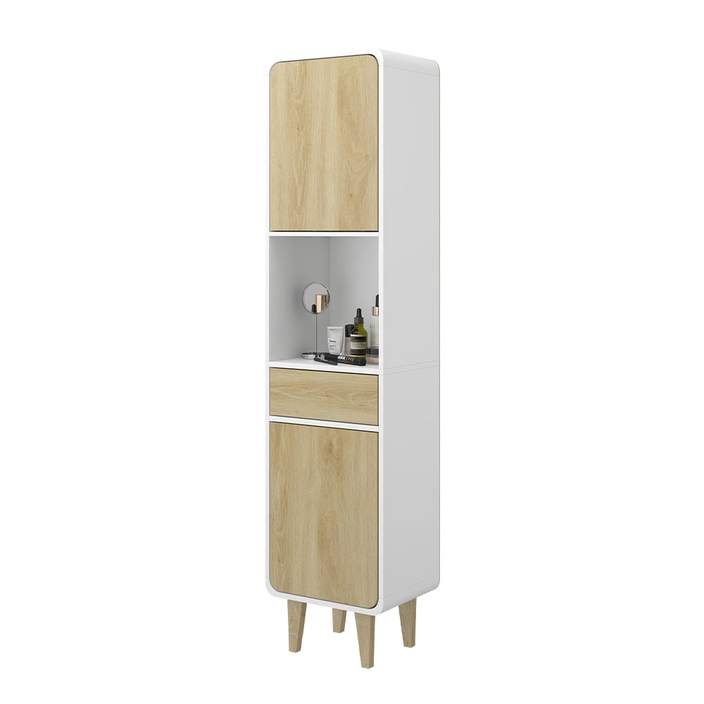 Vicco Mobili da bagno Bianco/quercia 40 x 161 cm