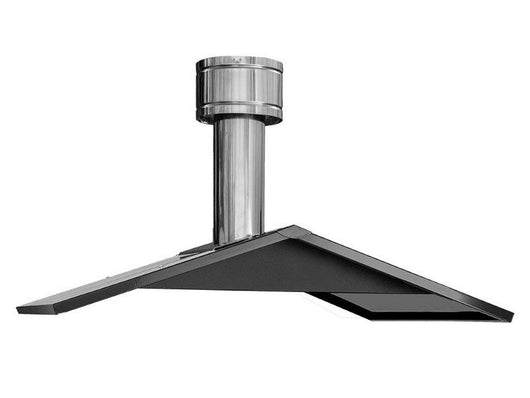 Kit conversione forno da incasso a esterno per forni Rossofuoco - Serie 65, tetto Acciaio Inox