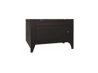 Carrello verniciato per forni a combustione separata con ruote Rossofuoco - Serie Sedicinoni nero