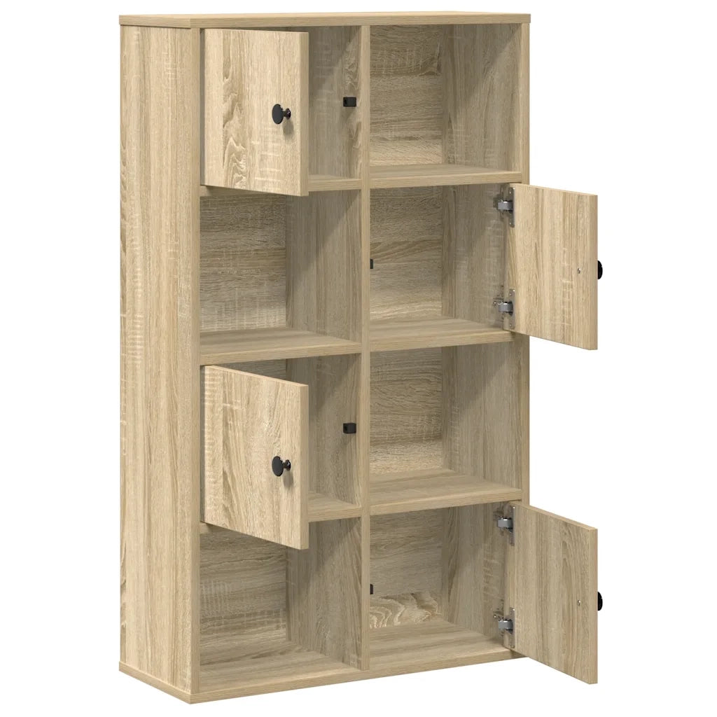Libreria Rovere Sonoma 60x24x101,5 cm in Legno Multistrato 860393