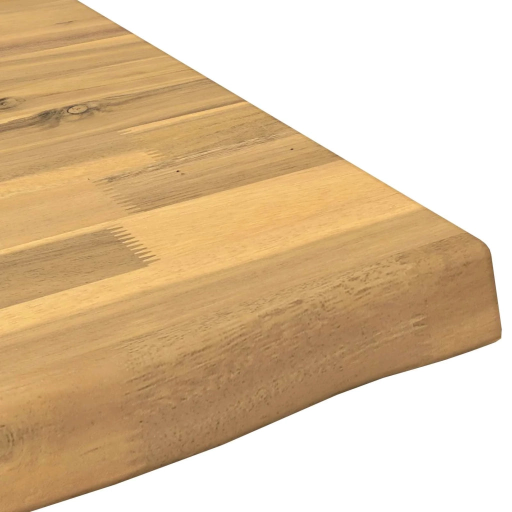 Piano del Tavolo Rettangolare 80 x 80 x 3,5 cm Quadrato Bianco 938637