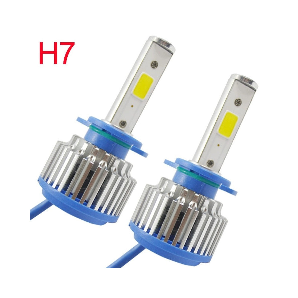 Trade Shop - Coppia Lampade Fari Ricambio Auto H7 Led 3200 Lumen 6000k 12v 40w Con Ventola -