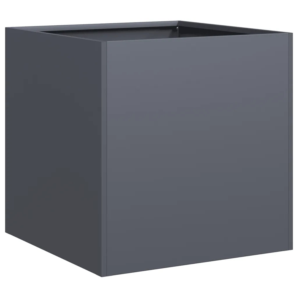 Fioriera Antracite 40x40x40 cm in Acciaio Laminato a Freddo 860663