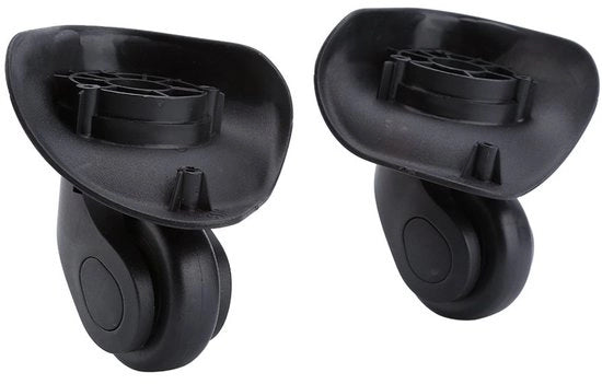 Sostitutivi di Ruote Sostenibili - Set di Ruote da Carrello - Design Rotativo - Ideali per Viaggi - 2 Pezzi - 5 cm di Larghezza