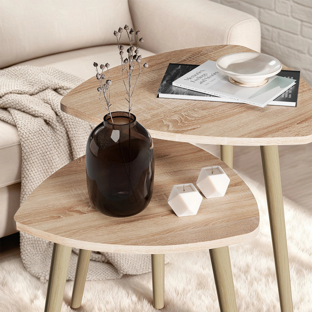 Vicco Tavolino da caffè Sonoma 48 x 45 cm Set di 2