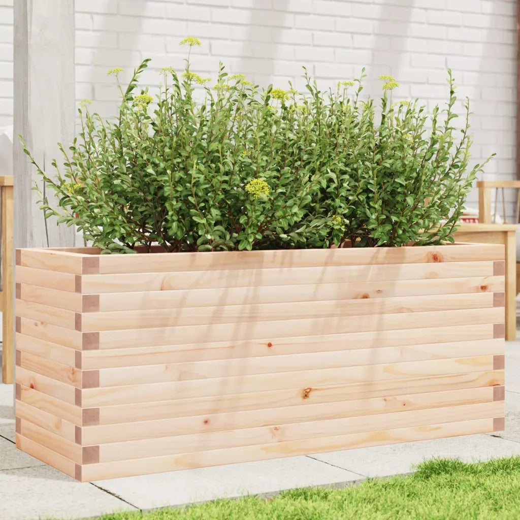 Fioriera da Giardino 110x40x45,5 cm in Legno Massello di Pino 847273