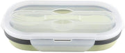 Borsa da Picnic Opieggibile - Silicone - Sicura per Alimenti - Ermetica - Adatta per Frigorifero/Microonde - Conservazione Compatta - Contenitore per Alimenti