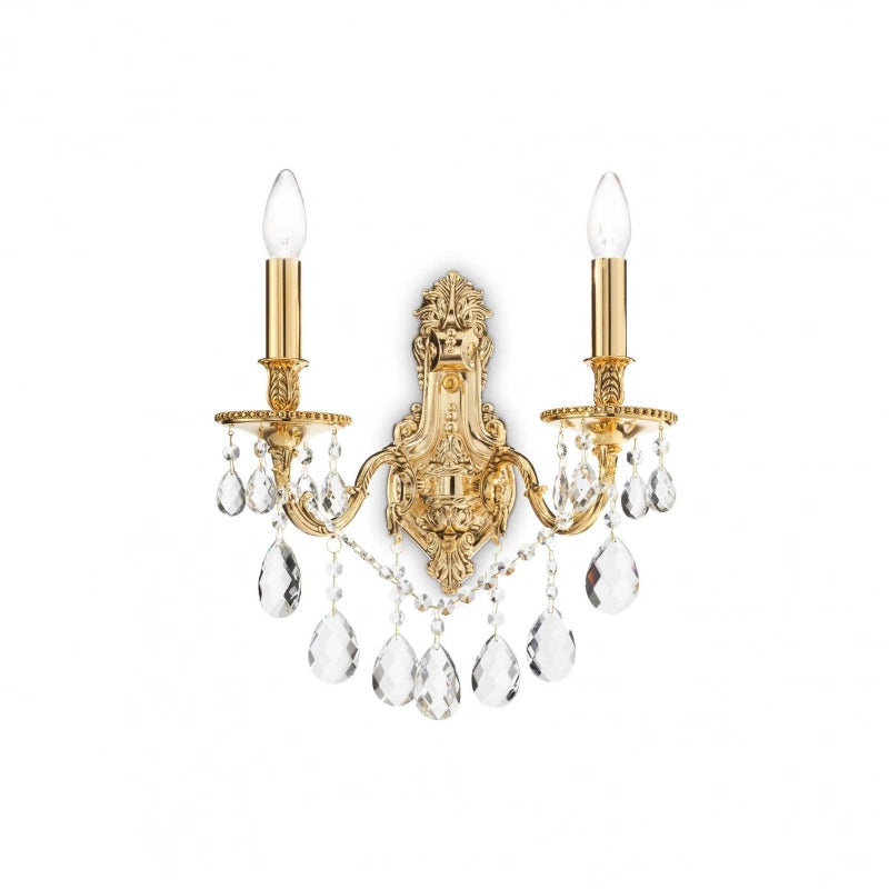 Lampada Da Parete Gioconda Ap2 Oro Ideal-Lux