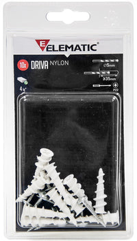 elematic blister tassello driva 5x30 con vite 10 pz cod:ferx.14882