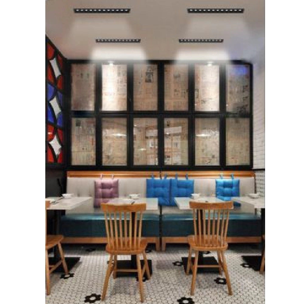 Trade Shop - Faretto Led Incasso 24w Soffitto Moderno Nero Luce 6500k 4000k 3000k Spot - -bianco Freddo      -