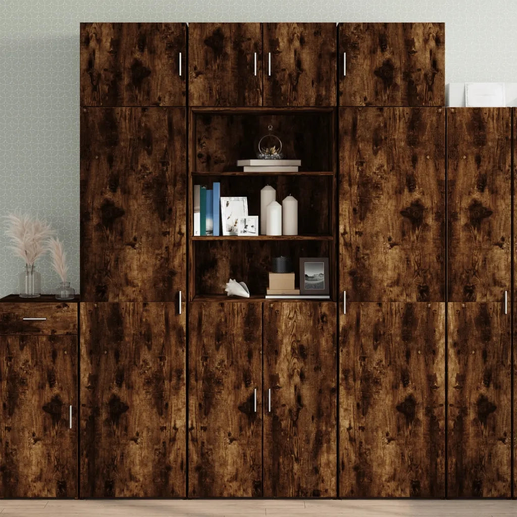 Armadietto Rovere Fumo 70x42,5x225 cm in Truciolato CFW7767281