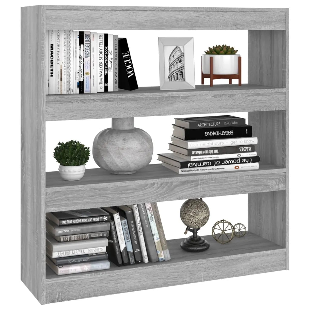 Libreria/Divisorio Grigio Sonoma 100x30x103 cm 813633