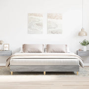 Giroletto senza Materasso Grigio Sonoma 200x200cm in Truciolato 3328704