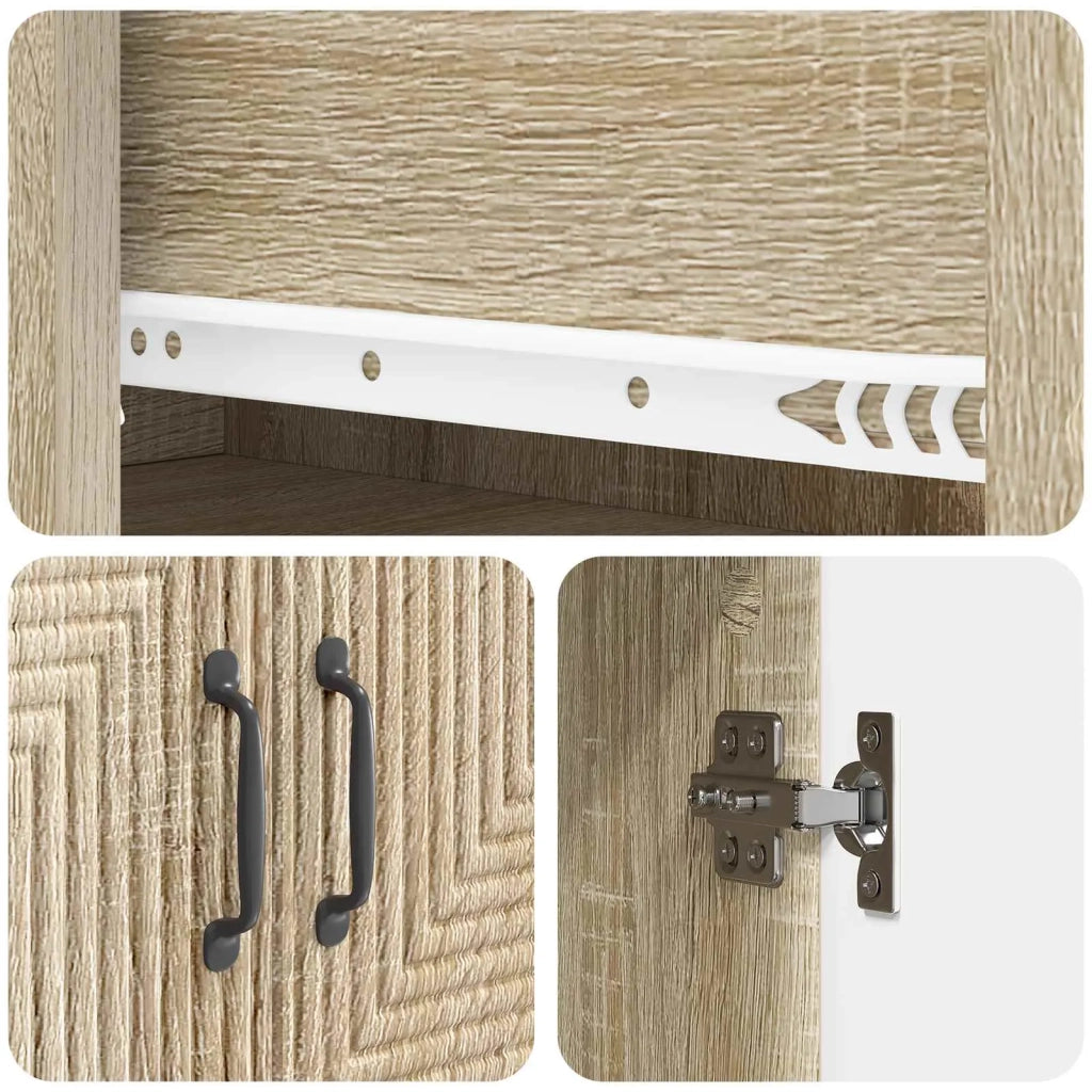 Set di armadi 2 pcs Rovere Sonoma 66 x 34,5 x 89,5 cm 3416666