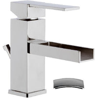 Miscelatore in ottone cromato con bocca a cascata remer