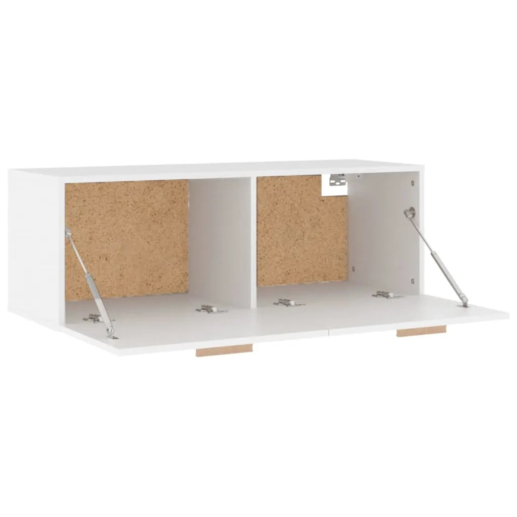 Mobile Pensile Bianco 100x36,5x35 cm Legno Multistrato cod mxl 44815