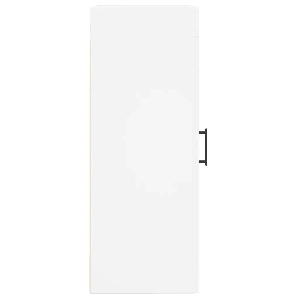 Armadietto a Muro | Mobile a Parete Bianco 34,5x34x90 cm in Legno Multistrato
