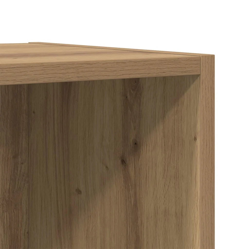 vidaXL Mobile TV 2 pcs Marrone 37 x 35 x 37 cm Legno multistrato