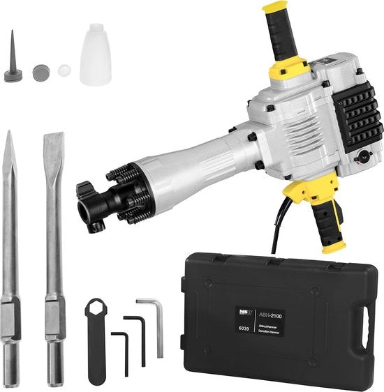 Hamaca per Demolizione ABH-2100 - 2.100 W - 85 J - 1.600 Colpi/min - SDS-HEX - MSW