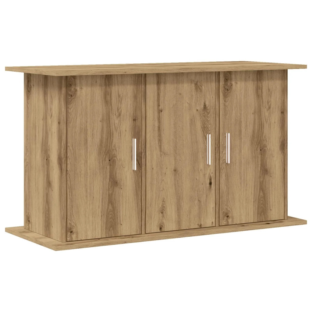 Supporto per acquario artigianale in rovere 101x41x58 cm 857287