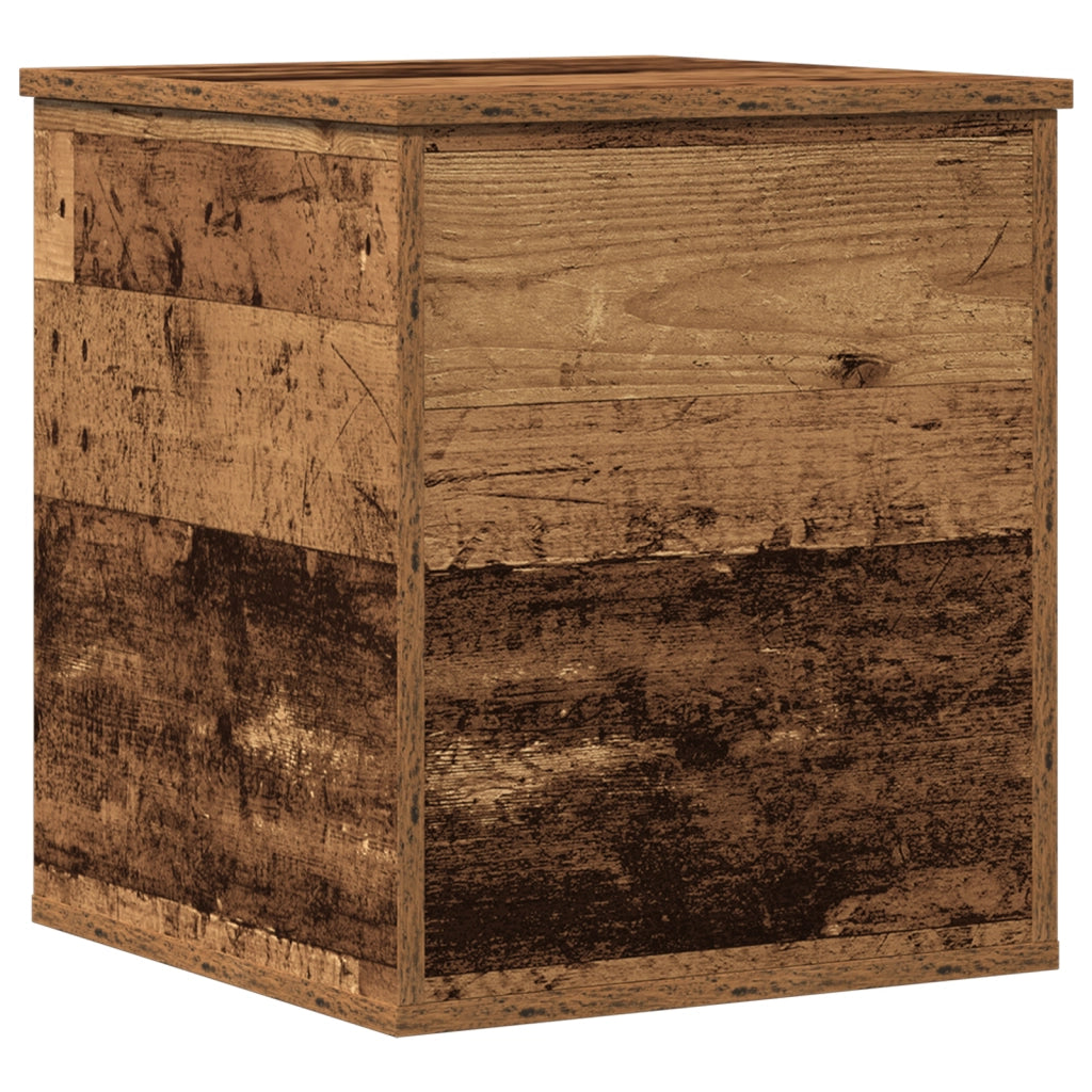 Cassa di stoccaggio in legno usato 40x42x46 cm in legno ingegnerizzato